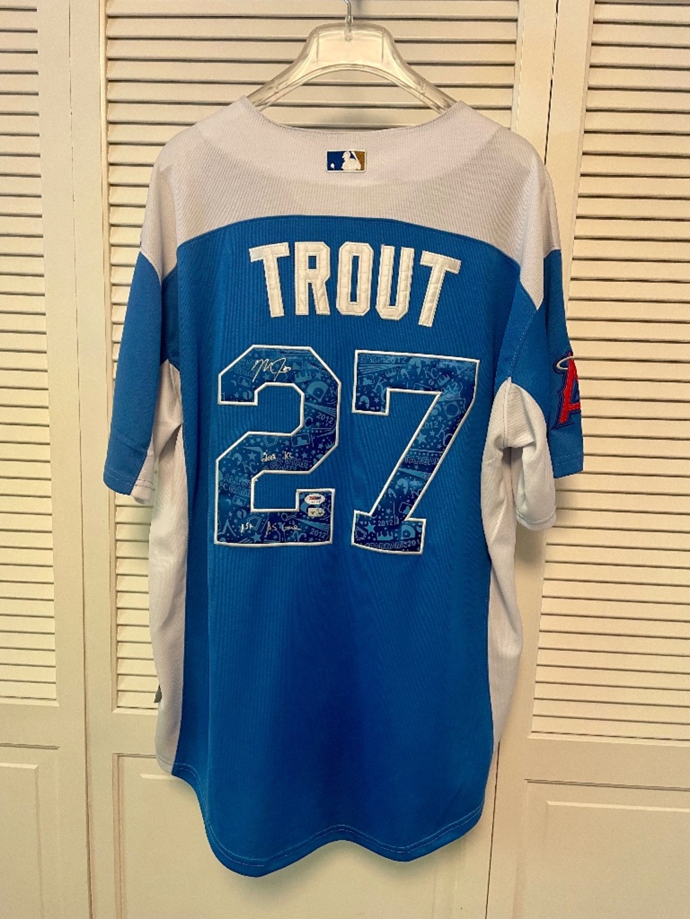 Authentic Mike Trout Signed Jersey